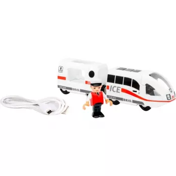 BRIO ICE baterijinis traukinukas, žaislinė transporto priemonė