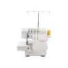 Siuvimo overlock mašina SINGER 14SH654 – elektrinė, 4 žingsnių saga, laisva rankovė, 1300 siūlių raštų, balta