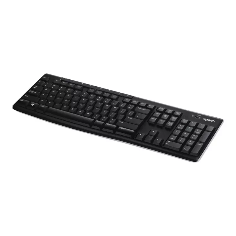 Belaidė klaviatūra Logitech K270 su Unifying imtuvu, juoda