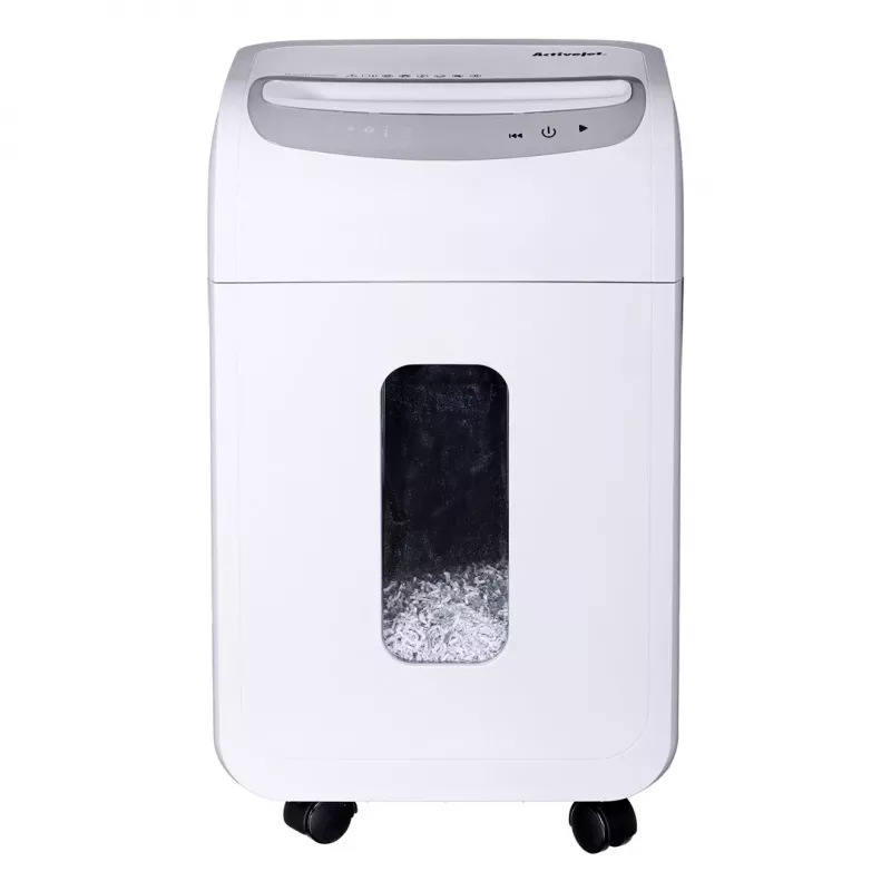 Popieriaus smulkintuvas Activejet ASH-1602M, P-5, 28 l, 2×14 mm, baltas