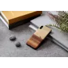 Man and Wood dėklas iPhone XS Max juodas – natūralios medienos apsauginis dangtelis