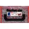 FixTainer - DUOPOWER & DUOSEAL + Varžtai, Sieninis Kaištis Šviesiai Pilka/Raudona, 275 vnt.