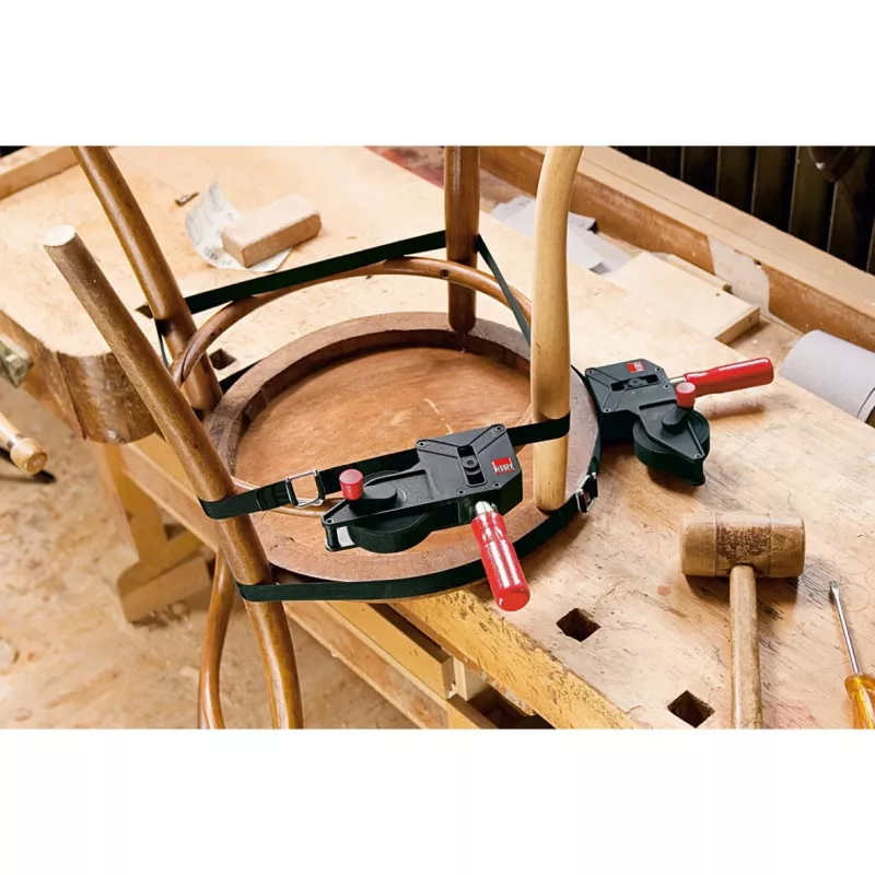 Juostinis spaustuvas Bessey BAN700 7 m juodai raudonas