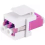 Keystone adapteris šviesolaidžiui ShiverPeaks LC-LC Duplex violetinis, modelis 08-10203