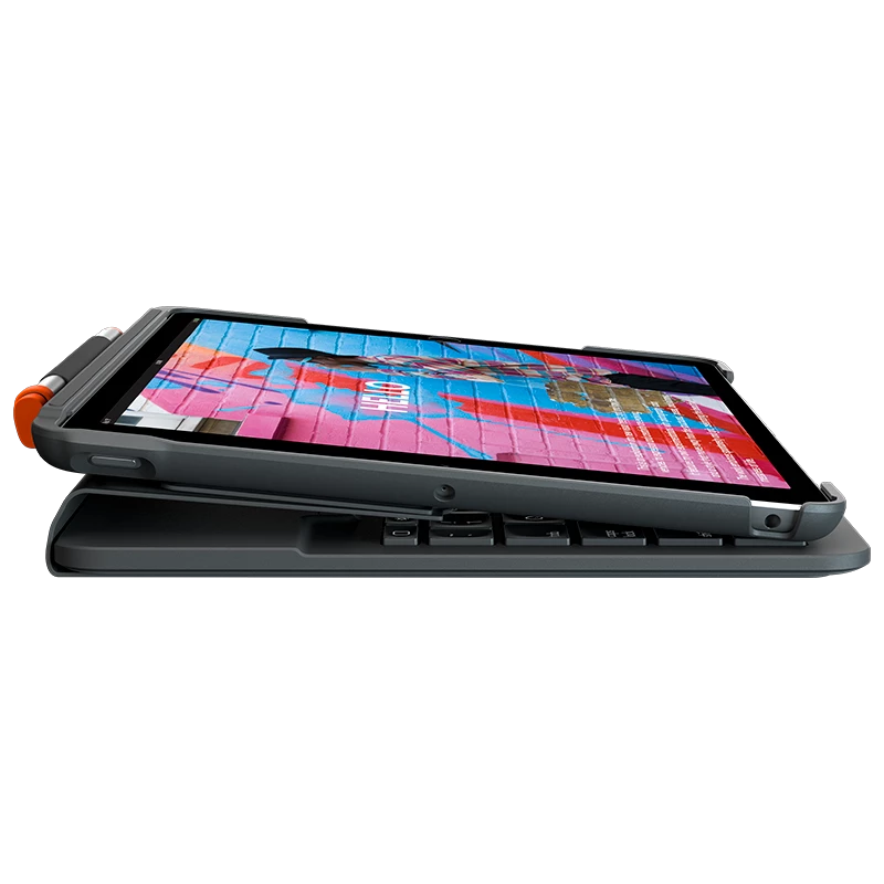 Klaviatūra Logitech Slim Folio iPad (7, 8 ir 9 kartai)