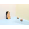 Dėklas telefonui Man and Wood, skirtas iPhone 12 / 12 Pro – juodas silkės raštas