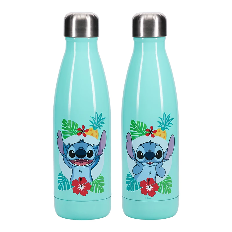 Geriamasis butelis Paladone PP10960LS 460 ml nerūdijantis plienas turkio spalva su Stitch dizainu
