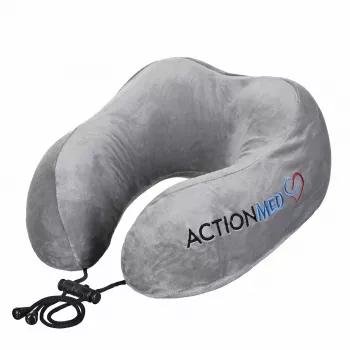 Ortopedinė kelioninė pagalvė ActionMed PO400AM, užpildas putplastis, pilka