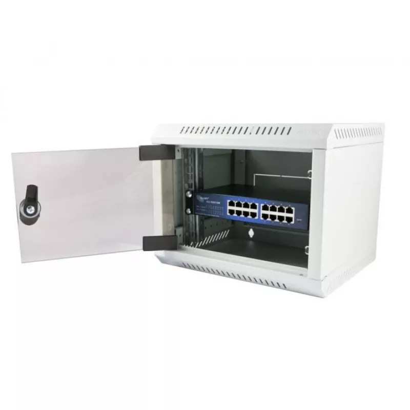 Valdomas jungiklis ALLNET 112534 L2 Gigabit Ethernet 16 prievadų 19U Juodas