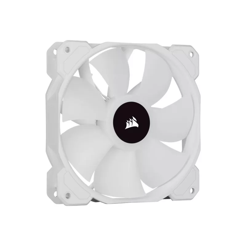 Corsair iCUE SP120 RGB ELITE Performance 120mm baltas PWM ARGB korpuso ventiliatorius (3 vnt. pakuotė)
