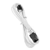 PCIe 6 kontaktų ilginamasis kabelis BITFENIX Alchemy 45 cm baltas pintas