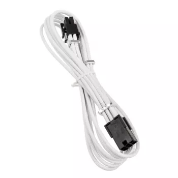 PCIe 6 kontaktų ilginamasis kabelis BITFENIX Alchemy 45 cm baltas pintas