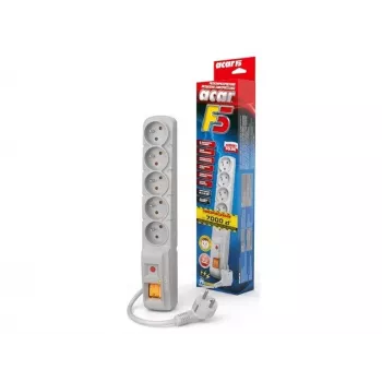 ACAR Surge Protector F5 1,8M Pilka