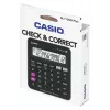 Stalinis skaičiuotuvas CASIO MJ-120D PLUS – pagrindinis, 12 skaitmenų, baterija/saulė, 35 klavišai, mokesčių ir kvadratinės šaknies funkcijos, juodas