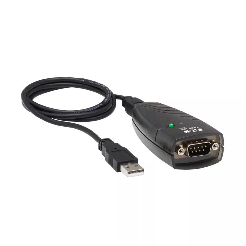 Tripp Lite USA-19HS Keyspan USB į Serial adapteris – USB-A kištukas į DB9 RS232 kištuką – 0,91 m – TAA