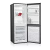 Šaldytuvas su šaldikliu MPM MPM-215-KB-39/E — 215 L, apatinis šaldiklis, tamsus inoksas, apverčiamos durelės, LED apšvietimas