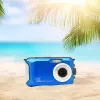 Vandeniui atsparus kompaktinis fotoaparatas Easypix W3027 Wave 5 MP 1280 x 720 pikseliai Mėlynas