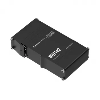 Teltonika pramoninis maršrutizatorius RUT142 WiFi 4, RS232, 2x RJ45 100Mb/s, IP30
