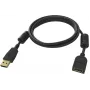 USB kabelis Vision TC-2MUSBEXT-BL USB 2.0 2 m Juoda