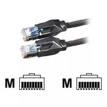 Datwyler DATWYLER - Laidas - RJ-45 (vyriškas) - RJ-45 (vyriškas) - 10 m - SSTP - CAT 6 - be halogenų - juodas (21.05.0105)