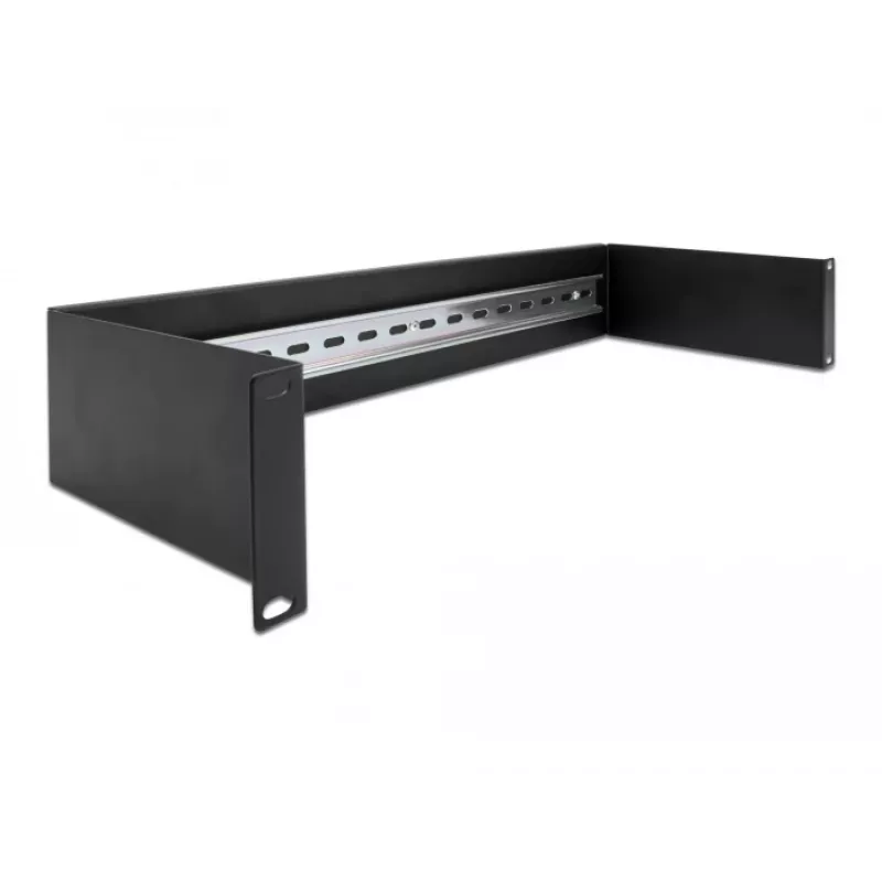 Kabelių bėgelis DeLOCK 66884 Juodas 180 mm plotis 482 mm gylis 90 mm aukštis