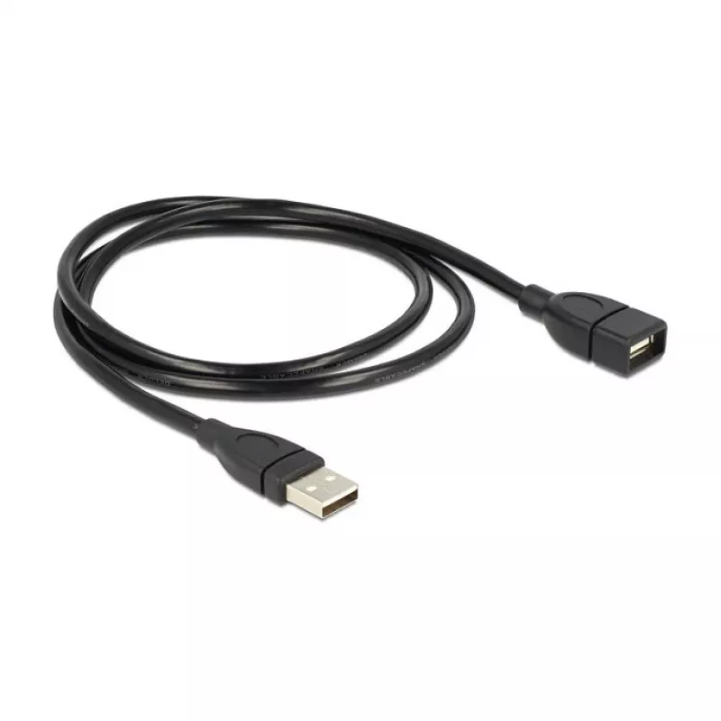 USB ilginamasis kabelis DeLOCK 1 m USB 2.0 USB A juodas