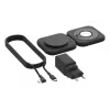 Belaidė 2-in-1 įkrovimo stotelė Belkin BOOSTCHARGE PRO QI2 WIZ026VFBK