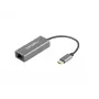 NATEC Cricket USB 3.2 Gen 1 Type-C pilkas Ethernet adapteris 1000 Mbit/s