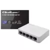 Tinklo jungiklis QOLTEC 52247 5 x RJ45 prievadai 1000Mbps Gigabit nevaldomas