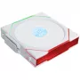 120 mm korpuso ventiliatorius Lian Li 12RTLLCD1W1W ARGB belaidis LCD baltas