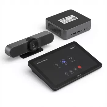 Logitech TAPMST/LBL/1 konferencinis jutiklinis valdiklis, skirta Microsoft Teams, montuojamas ant stalo