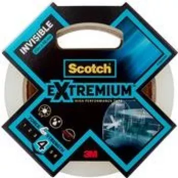 Pakuotės juosta 3M Scotch ExtreMium Invisible 48 mm × 20 m, skaidri, tvirtas lipnus sluoksnis