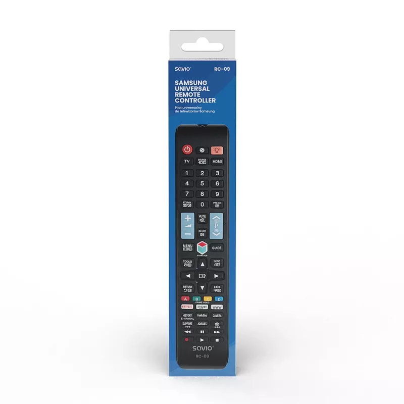 Savio RC-09 infraraudonųjų spindulių nuotolinio valdymo pultas Smart TV