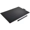 Wacom One by Medium grafinė planšetė Black, Red 2540 lpi 216 x 135 mm USB