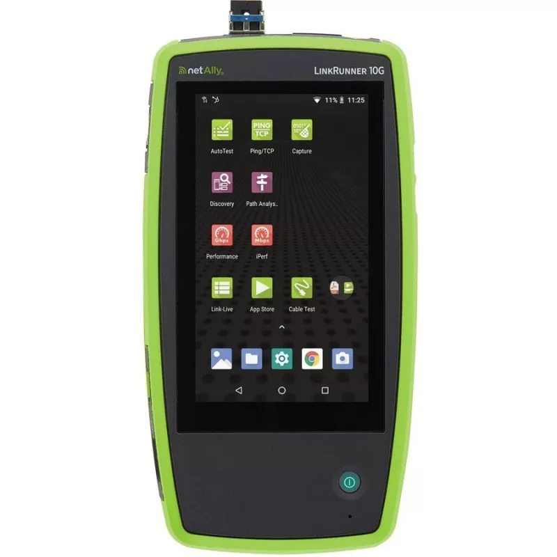 Netally LinkRunner 10G Advanced tinklo testeris su įmontuota ličio jonų baterija, 3.63 V, 180