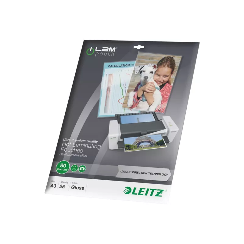 Laminavimo maišeliai Leitz iLAM UDT 25 vnt. A3