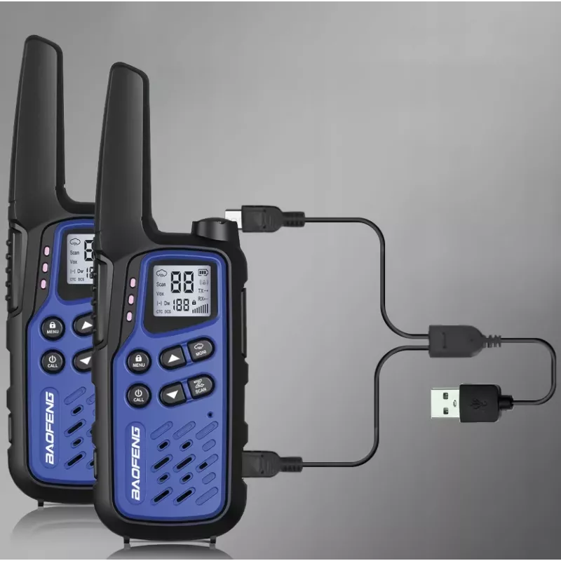Radiotelefonai Baofeng BF-T25E Mėlyni, 2 vnt.