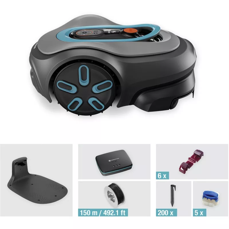 Robotinė vejapjovė Gardena smart SILENO pro Battery 600 m² 16 cm