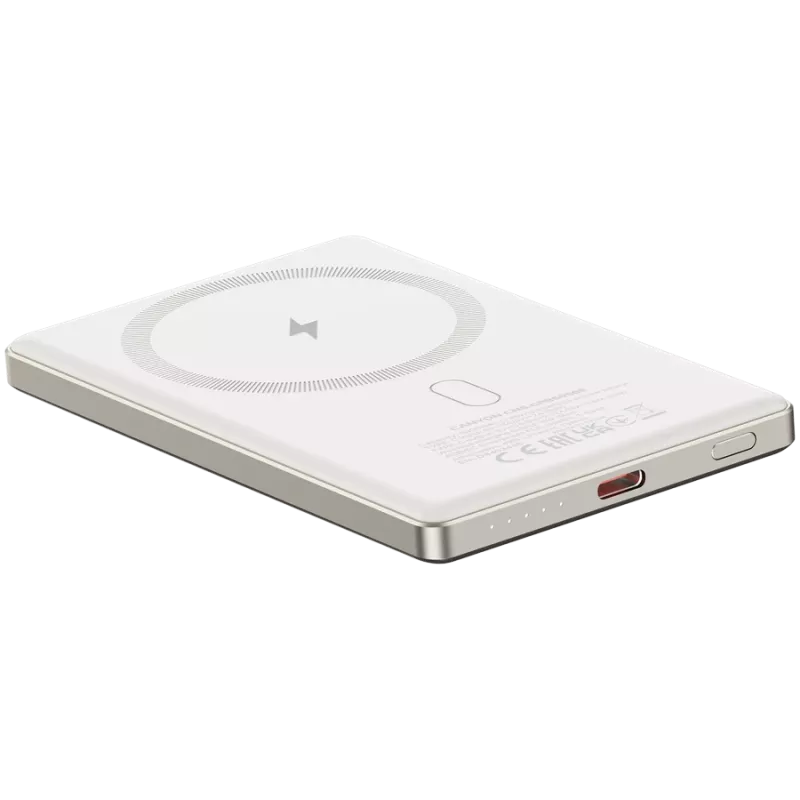 Canyon OnPower 505 – Powerbankas 5000 mAh, USB-C PD 20W, belaidis magnetinis įkrovimas