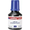 Markerio pildymo rašalas Edding T 25 mėlynas 30 ml, tinka modeliams Edding Nr.1/21/22/25/400/500/550/800/850/3000/3300