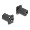 DeLOCK D-Type modulis DisplayPort lizdas-lizdas 4K juodas