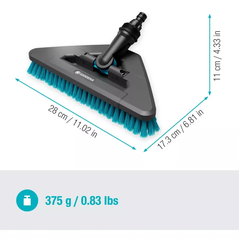 Gardenos kietų šerių šepetys Cleansystem Hard Flex 18814-20