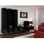 Cama uždara Spintelė VIGO '180' 180/40/30 juodas/juodas blizgus
