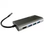 LC-Power LC-HUB-C-MULTI-5 USB 3.2 Gen 1 Type-C laidinis dokas nešiojamam kompiuteriui