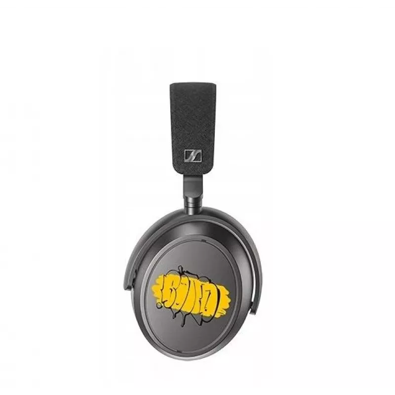 Ausinės Sennheiser Momentum 4 Wireless 80th Anniversary Edition — Bluetooth 5.2, 20 h baterija, ANC, 3,5 mm, uždengiančios, geltonos