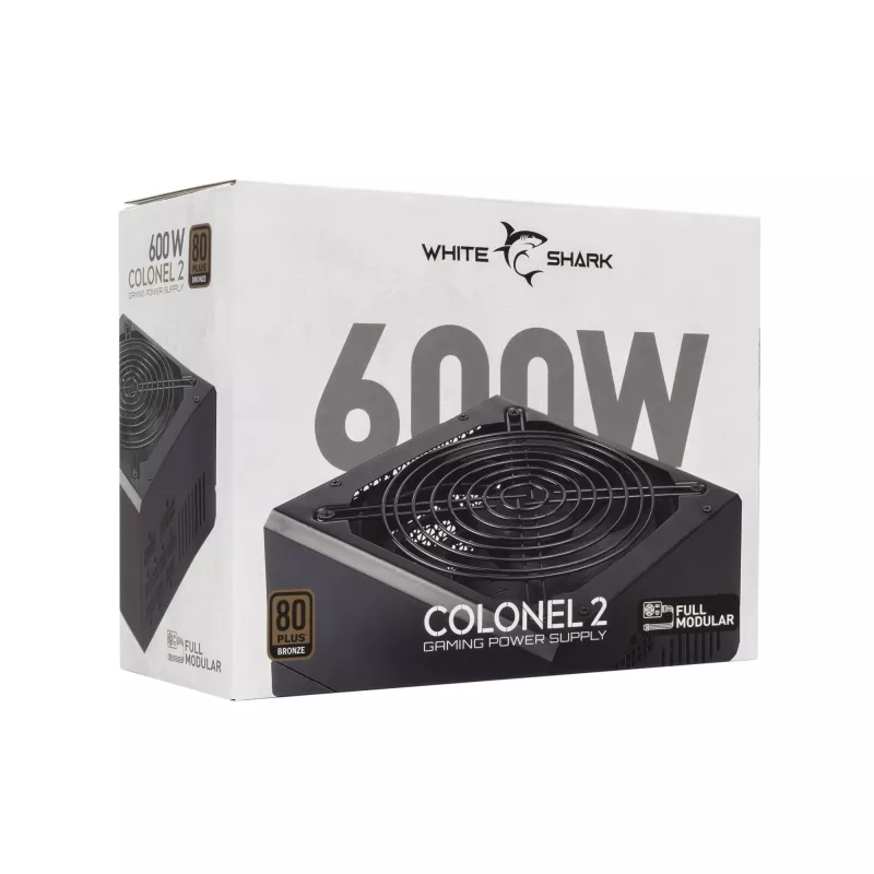 Maitinimo blokas White Shark GPSU-B600S Colonel-2 600W