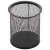 Pieštukinė Forpus, apvali, juoda, tuščia, perforuotas metalas 1005-014
