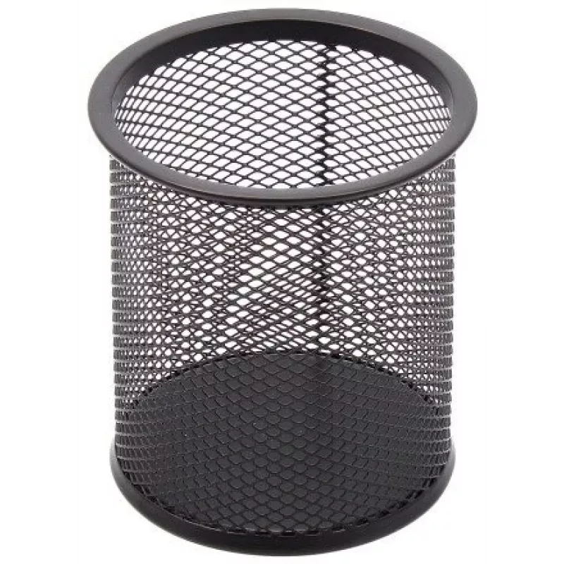 Pieštukinė Forpus, apvali, juoda, tuščia, perforuotas metalas 1005-014