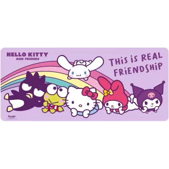 Pelės kilimėlis vaikams Kids Euroswan 80×30 cm Hello Kitty, didelis staltiesinis kilimėlis pelei ir klaviatūrai