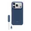 Apsauginis dėklas su atrama iPhone 17 Pro, Apple Beats – MagSafe, kameros valdymas, tinka 6,3 colio ekranui, Bedrock Blue (rožinė)